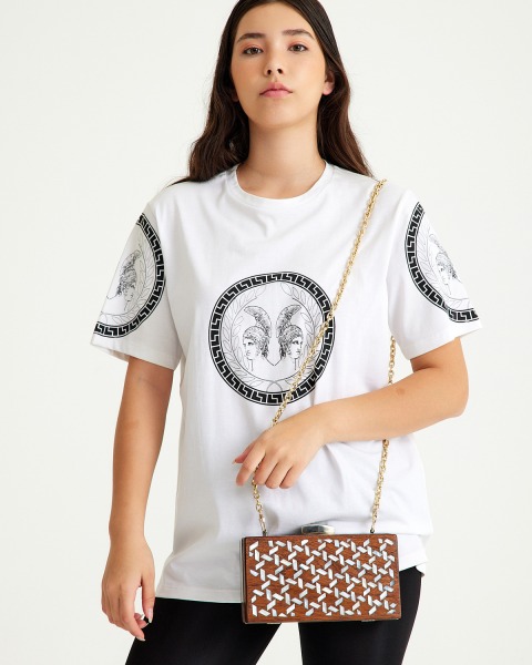 AHŞAP ÜZERİNE SEDEF KAKMA ELİŞİ ÇANTA