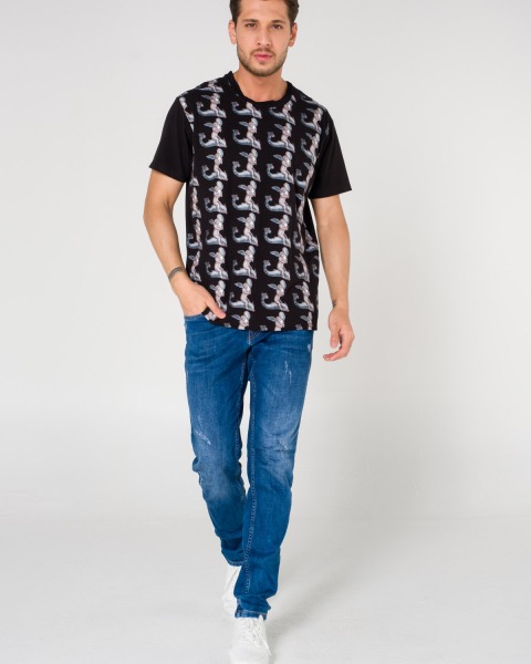 YUNUSLU EROS BASKILIT-SHIRT